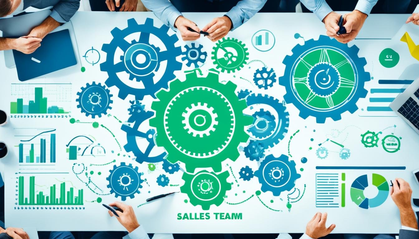What are effective management techniques for a sales team?